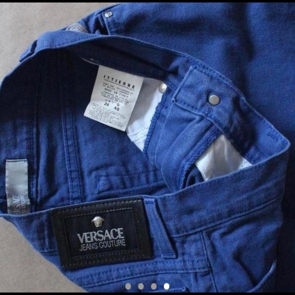 Versace High Rise Straight Leg Pants - Picture 4 of 6